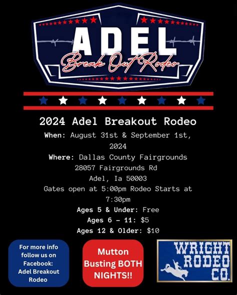 Things to do near me this weekend: Adel Breakout Rodeo, RVTV .